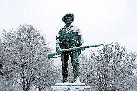Spanish American War Monument - Winter