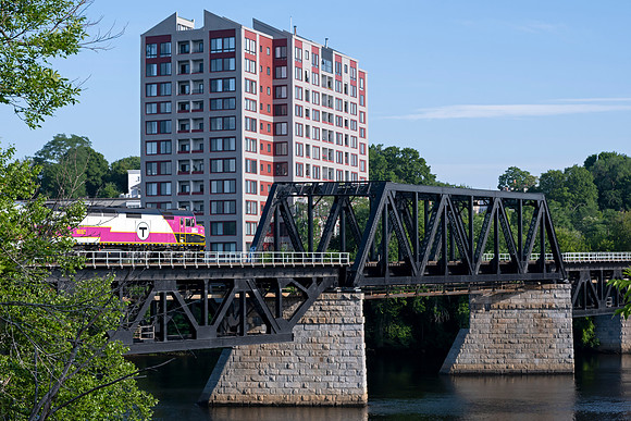 Commuter Rail Train - Haverhill Massachusetts