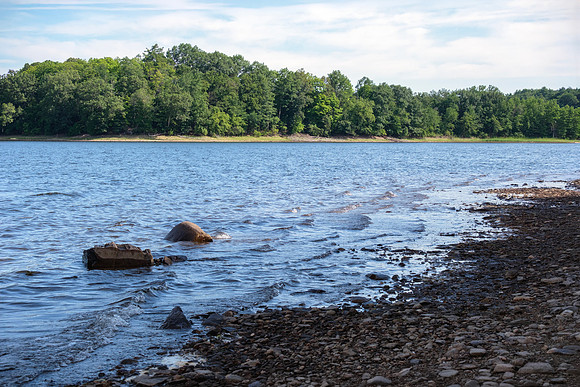 Kenoza Lake Exposed Shoreline - 2026 Summer Drought