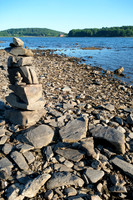Kenoza Lake Island Cairn - 2026 Summer Drought