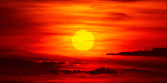 Sun - Fiery Sunset