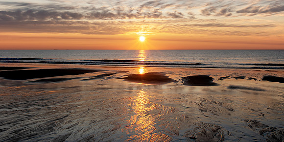 Summer Sunrise Over The Atlantic - Salisbury Beach