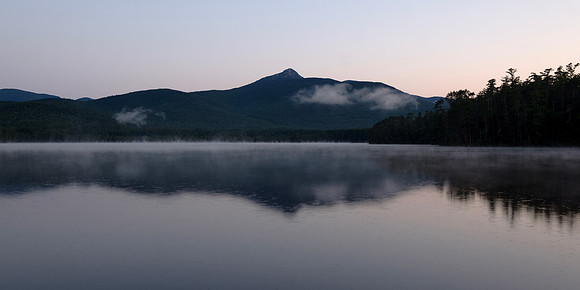 Mount Chocorua Overlooking Chocorua Lake at Dawn - Panoramic