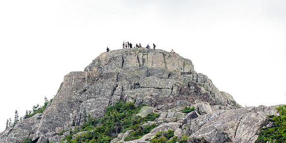 Mount Chocorua Summit - Overcast Panoramic