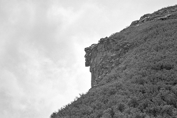 Old Man Of The Mountain - Black & White