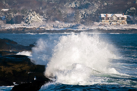 Winter Wave - York Maine