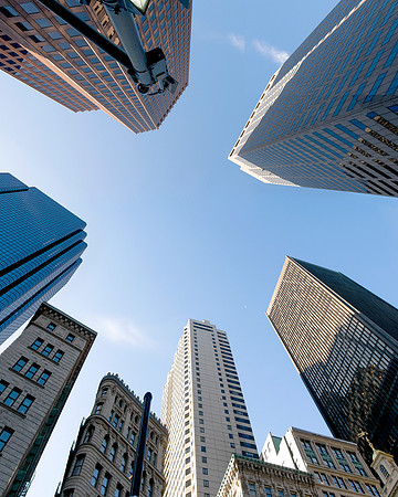 Boston Skyscrapers - Vertical