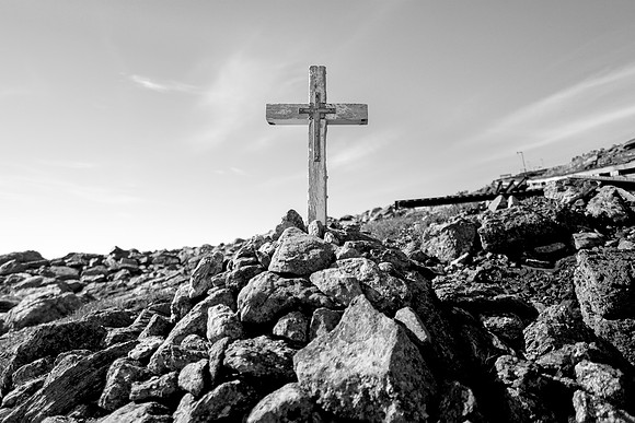Mount Washington Summit Cross - McAdams Chadwick BW
