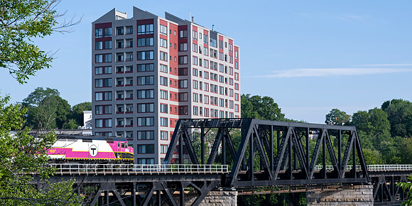 Commuter Rail Train - Haverhill Massachusetts