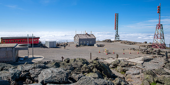 Mount Washington Summit - Stage Office Broadcast Towers & Cog Ra