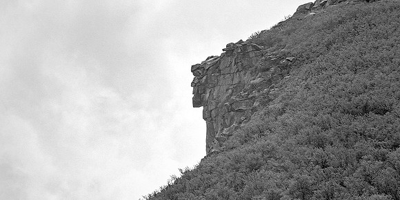 Old Man Of The Mountain - Black & White