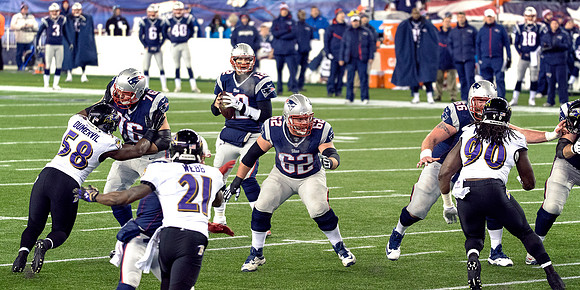 2014 AFC Divisional Playoff Game - Tom Brady in the Pocket
