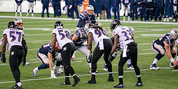 Tom Brady Eyes Potential Ravens Pass Rushers - 2014 AFC Division