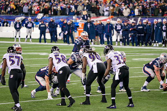 Tom Brady Eyes Potential Ravens Pass Rushers - 2014 AFC Division