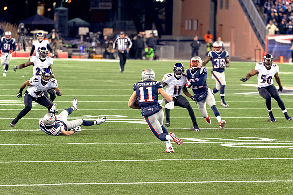 Julian Edelman kick return 2nd Quarter