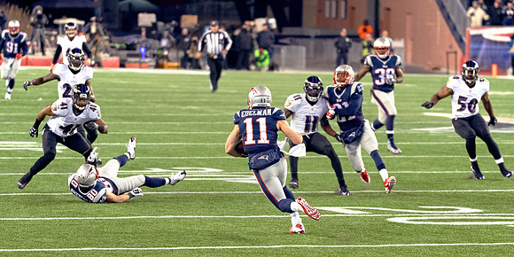 Julian Edelman kick return 2nd Quarter