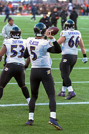 Joe Flacco - Pre Game Warm Up