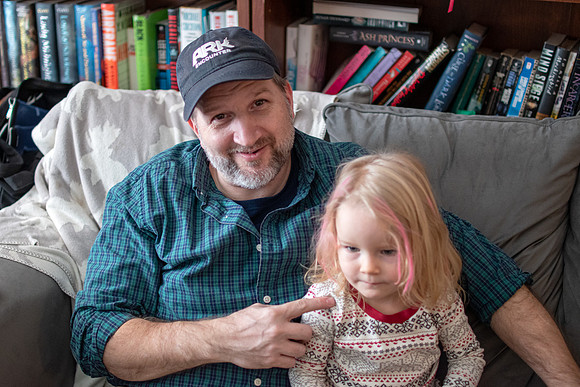 Dad & Evie Christmas 2019