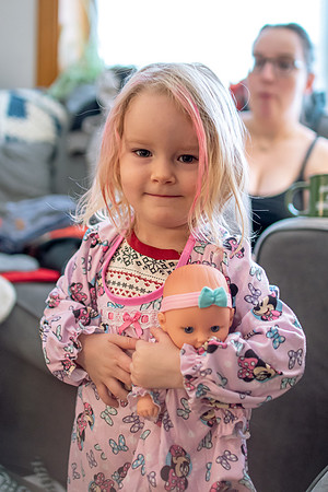 Evie with Mini Night Gown and Baby Doll