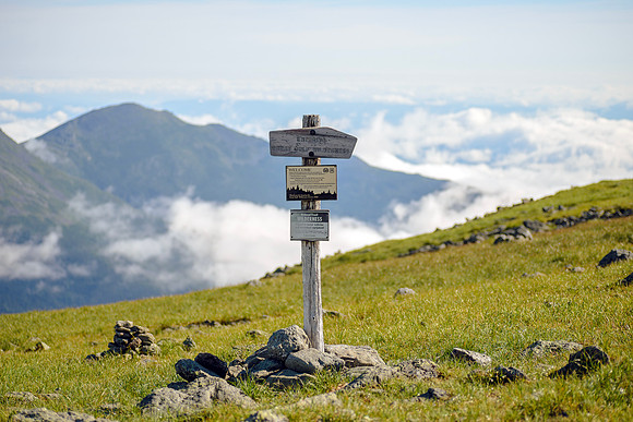 Mount Washington - Great Gulf Wilderness Sign Post