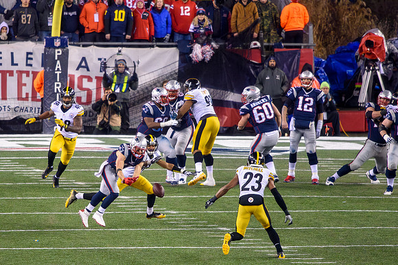 2016 AFC Championship Game - Julian Edelman Incomplete Pass