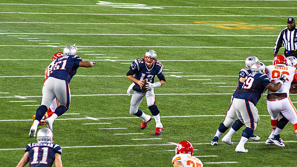 Tom Brady - Escaping the Pocket - 2015 AFC Divisional Playoff Ga